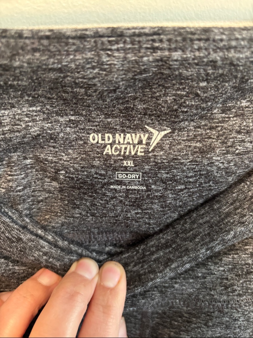Old Navy Dark Charcoal Capri Leggings - Picture 2 of 4